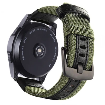 22 20mm correa para Samsung Gear deporte S2 S3 Clásico de la Frontera galaxy reloj 42 46 mm de la banda de nylon de la pulsera de la correa para Huami Amazfit Bip
