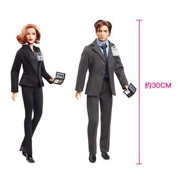 Auténtica Barbie Colletions Muñecas de The X-Files Agente Mulder Juguetes para Niñas Original de los Regalos de Cumpleaños de Barbie Muñecas Juguetes de los Niños