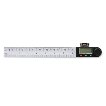 Shahe 200 mm digital ángulo regla de plástico digital transportador inclinómetro de Electrones Goniómetro Transportador de Ángulo medidor