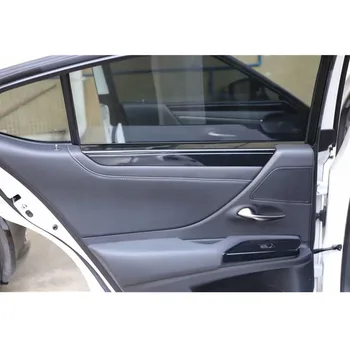 Para Lexus ES 2018 2019 Coche el Interior de la Puerta Panel de la Decoración de las Tiras de Moldura Todo Envuelto Estilo de ABS Auto Molduras