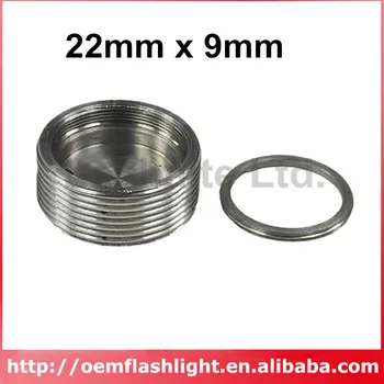 DIY 22 mm x 9 mm de Aluminio Conductor Pilar Conjunto de Linternas LED ( 1 pc )