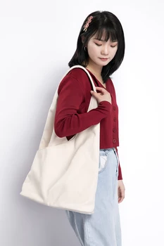 Bolsa de lona nueva ola neto rojo de la personalidad portátil bolsa de balde femenino Japonés literaria de gran capacidad de la bolsa de hombro
