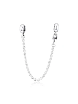 Las perlas se ajusta Para las Pulseras Collares Esterlina 925 de Plata de la Joyería de la Firma de Mi Cadena de Seguridad de los Encantos de Envío Gratis