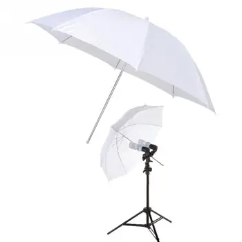 33in 83 cm de Aluminio Eje Ligero de Fotografía Foto Flash de Estudio Difusor Translúcido Suave Paraguas de Luz Blanca