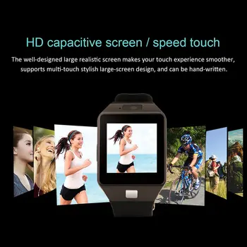 Reloj Inteligente Dz09 Oro Plata Relojes Smartwatch Para Ios, Para Android Tarjeta Sim Reloj De Cámara