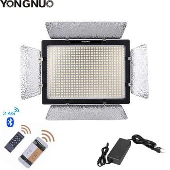 YONGNUO YN600L II YN600II 600 LED Panel de Luz con el Adaptador de Alimentación de CA, la Iluminación de Estudio 3200-5500K regulable
