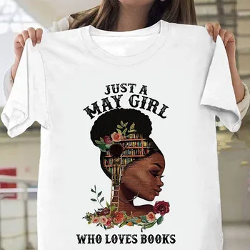 Educada niña negra de la magia de la camiseta de las mujeres gracioso gráfico de mapa africano negro impreso vidas importan camiseta de verano tops de mujer t-shirt