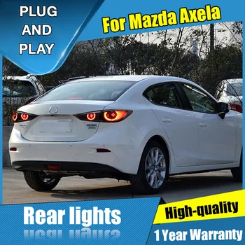 2PCS Car Styling para Mazda 3 Axela Sedan luces Traseras-2019 para Axela TODOS los LED de la Lámpara de Cola+Señal de Giro+Freno+Inversa de luz LED