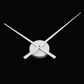 El Color blanco de Gran tamaño Reloj de Agujas Accesorio para 3D Reloj de Pared DIY de Gran Tamaño a Manos de Reloj de Metal y Mecanismo de Vivir Decoración de la Habitación