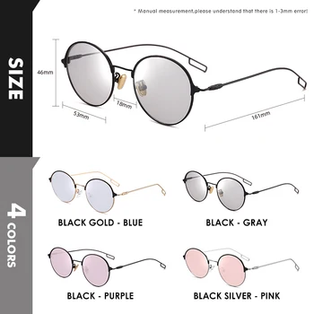 LIOUMO de la Moda de la Ronda de Gafas de sol Para Mujer Polarizadas de Conducción Gafas de Sol de los Hombres Gafas Fotocromáticas Vintage lentes de sol hombre