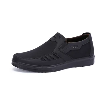 2019 Nuevo Clásico de Alta Calidad Zapatos de Principios de Invierno, Dos de Algodón de los Hombres Zapatos de Fondo Suave de la Moda Casual Caliente de los Hombres de Algodón Zapatos 48