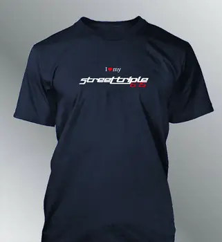 Camiseta Personalizada Street Triple 675 S M L Xl Xxl Hombre De La Motocicleta