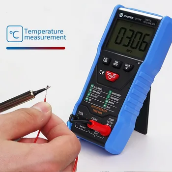 Mini LCD Inteligente de Multímetro Digital de Medición de la Temperatura de la CA DC Probador de Resistencia para el Teléfono Móvil de Reparación de DT-19N