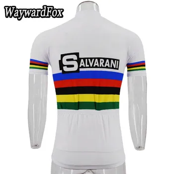 Caliente blanco y azul jersey de ciclismo 2018 equipo de pro retro Clásico italiano de los hombres de manga Corta ciclismo ropa Maillot de Ciclismo