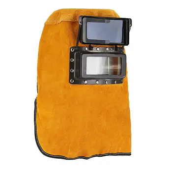 Amarillo Proteger La Soldadura Casco De Soldador Máscara Conveniente -15°-65° De Molienda Protección De Los Ojos Montado En La Cabeza