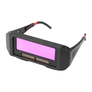 Solar de regulación automática de la soldadura máscara protectora gafas de soldador de soldadura de la tapa
