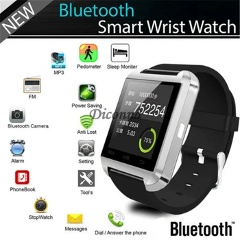U8 Reloj Inteligente Bluetooth Teléfono Mate Para Android IOS iPhone Samsung LG HTC Unisex
