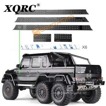 XQRC Gran carcasa de acero inoxidable de la placa de ajuste placa de deslizamiento de 1 / 10 traxxas trx-6 g63 trx-4 G500 de los accesorios del coche