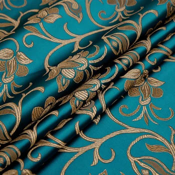 Brocados de seda de tela de cheongsam kimono y bolsas de jacquard de ropa de tela de decoración de muebles para el hogar
