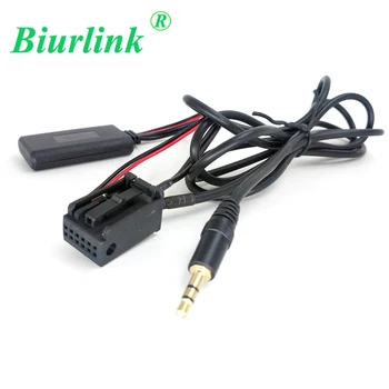 Biurlink 12Pin Auto Radio AUX con conexión Inalámbrica Módulo Bluetooth y el Cable de Audio para BMW Mini Cooper Z4 S Radio Boost CD 53 R50