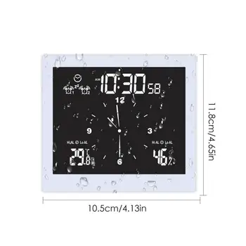 Cuarto De Baño Reloj Multifuncional Innovadora De La Alarma Del Reloj Reloj Digital Led Reloj Electrónico Reloj De Escritorio