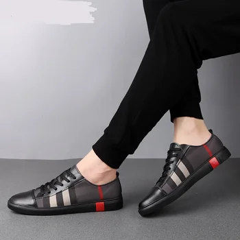 LLUUMIU zapatos de las mujeres de lujo de la marca Transpirable Skateboard Zapatos de mujer Zapatillas de deporte de Moda de Alta Calidad Casual de Cuero de las mujeres de tendencia de 2020