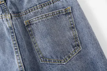 Toppies blue jeans pantalones de cintura elástica harén pantalones de cintura alta pantalones para mujer de ropas mujer pantalones