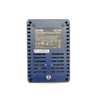 Nueva SKYRC NC1500 5V 2.1 a 4 Ranuras LCD AA/AAA Cargador de Batería & Analizador de Baterías de NiMH Cargador de Descarga y Actualización de