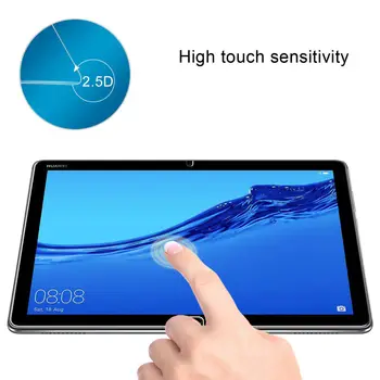 A prueba de agua de la Pantalla de la Tableta de la Película para Huawei MediaPad M5 Lite 10.1 Pulgadas a prueba de Explosión de Pantalla de Cristal Templado Protector de la Cubierta