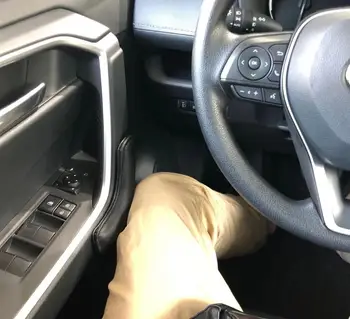 Para Toyota RAV4 2019 2020 Coche de la rodilla cusion de la almohadilla Interior de los Accesorios del coche de la Rodilla almohadilla cusion de la Consola central, del Lado del Conductor Suave Pa