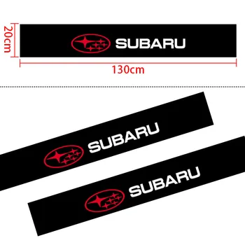 1x Coche Parabrisas Delantero Decal Sticker de Coches etiqueta de la Ventana para Subaru Forester Humano León XV Impreza WRX WRC ITS Accesorios de Automóviles